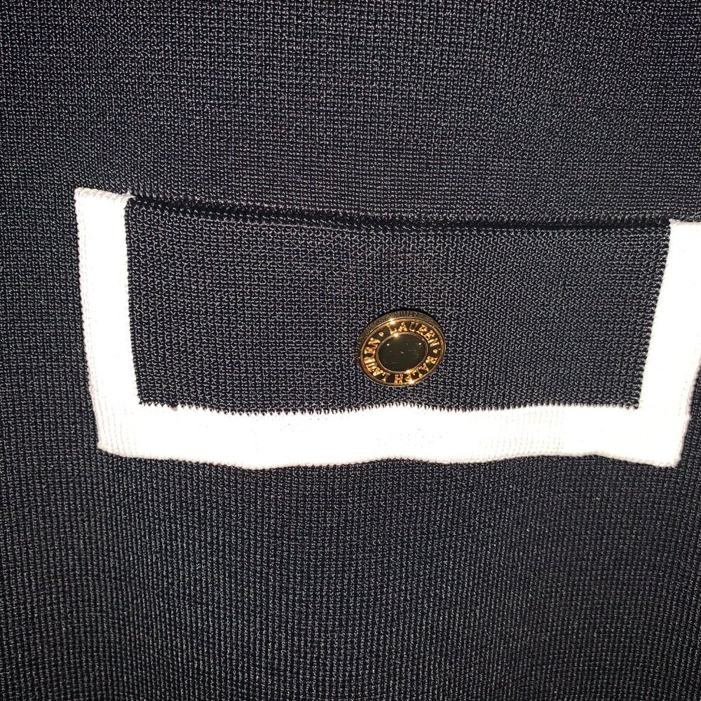 Ralph Lauren Black Knit dress size large - Picture 5 of 7